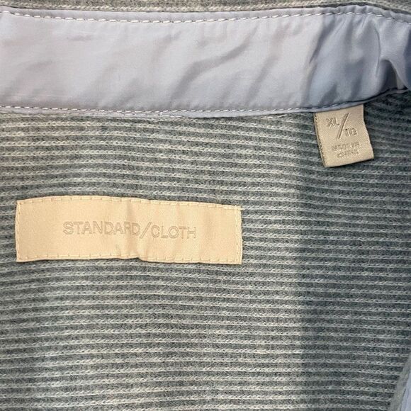 STANDART CLOTH BLue Utility Shirt Oversized fit XL Lightweight shirt jacket - Picture 3 of 11